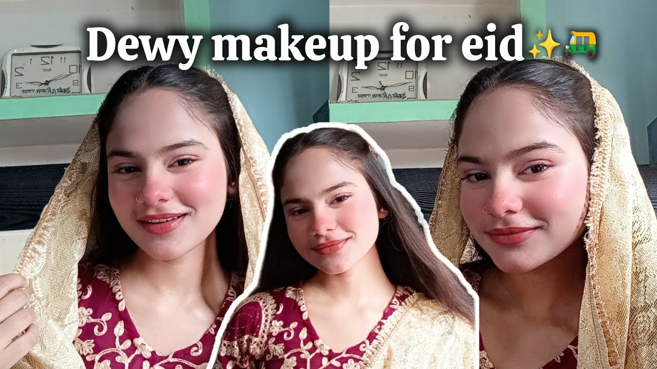 *Easy* Makeup tutorial for eid ✨🛺💅🏻 | Alina fatima | Eid makeup tutorial for teens | 