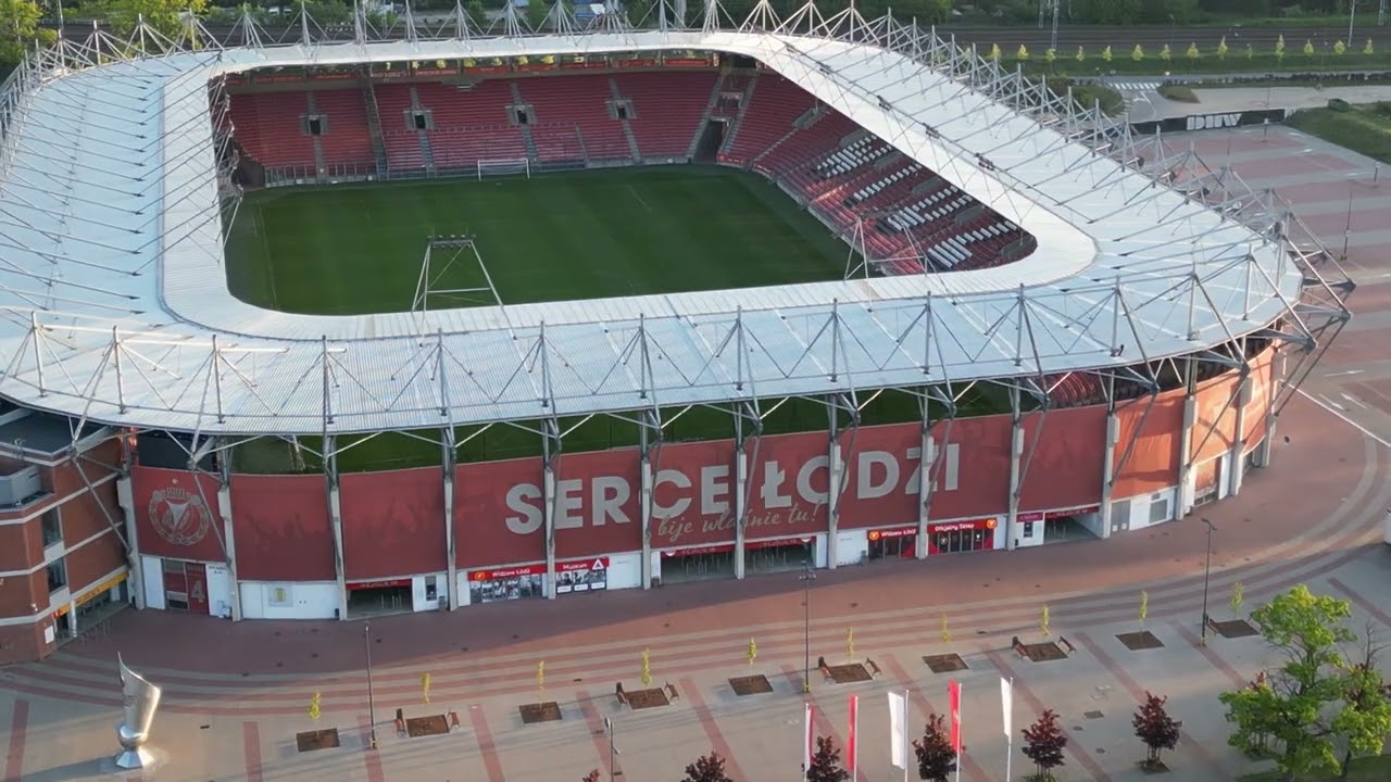 Stadion Widzew Łódź #drone #kochamlodz #dron