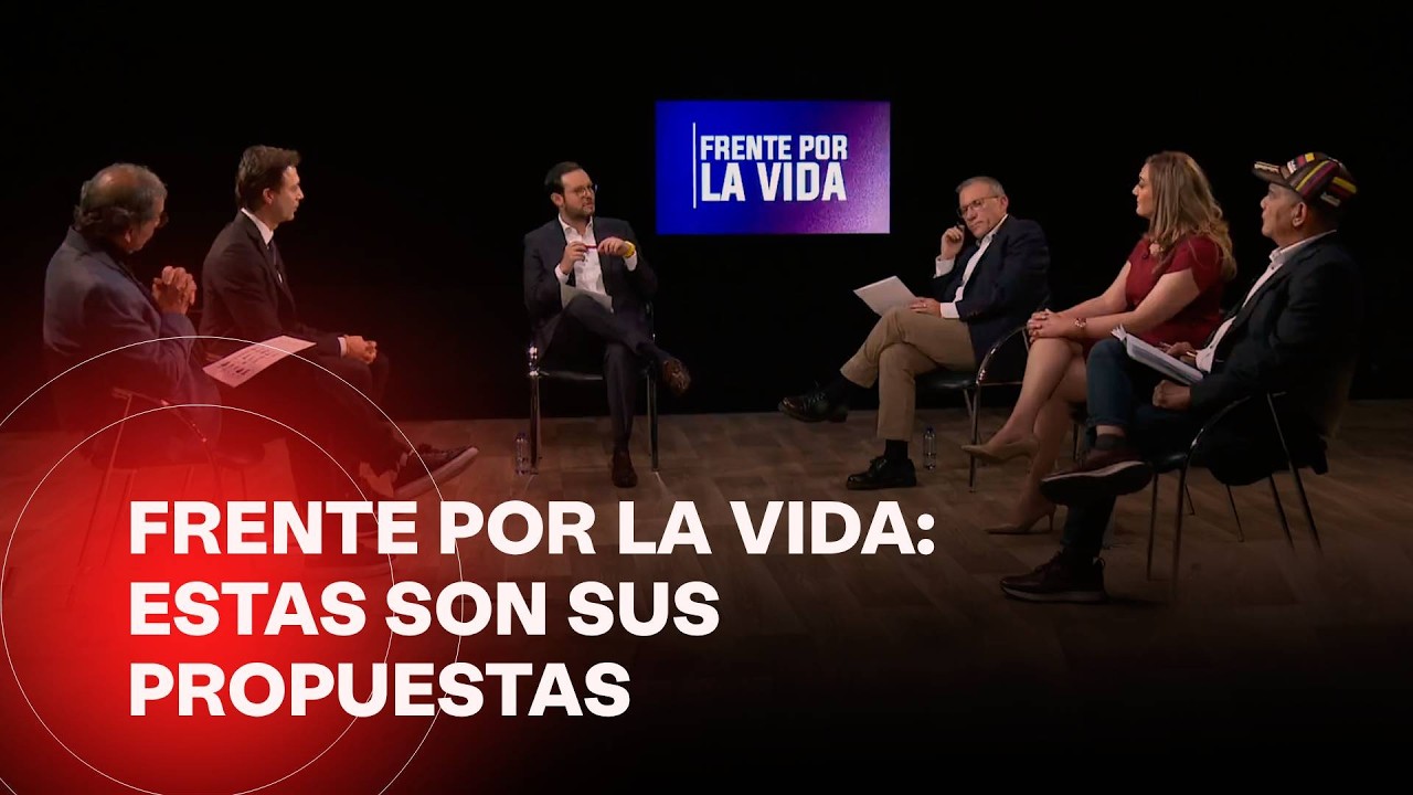 Los candidatos de la consulta Frente por la Vida hablan de constituyente, seguridad y la izquierda