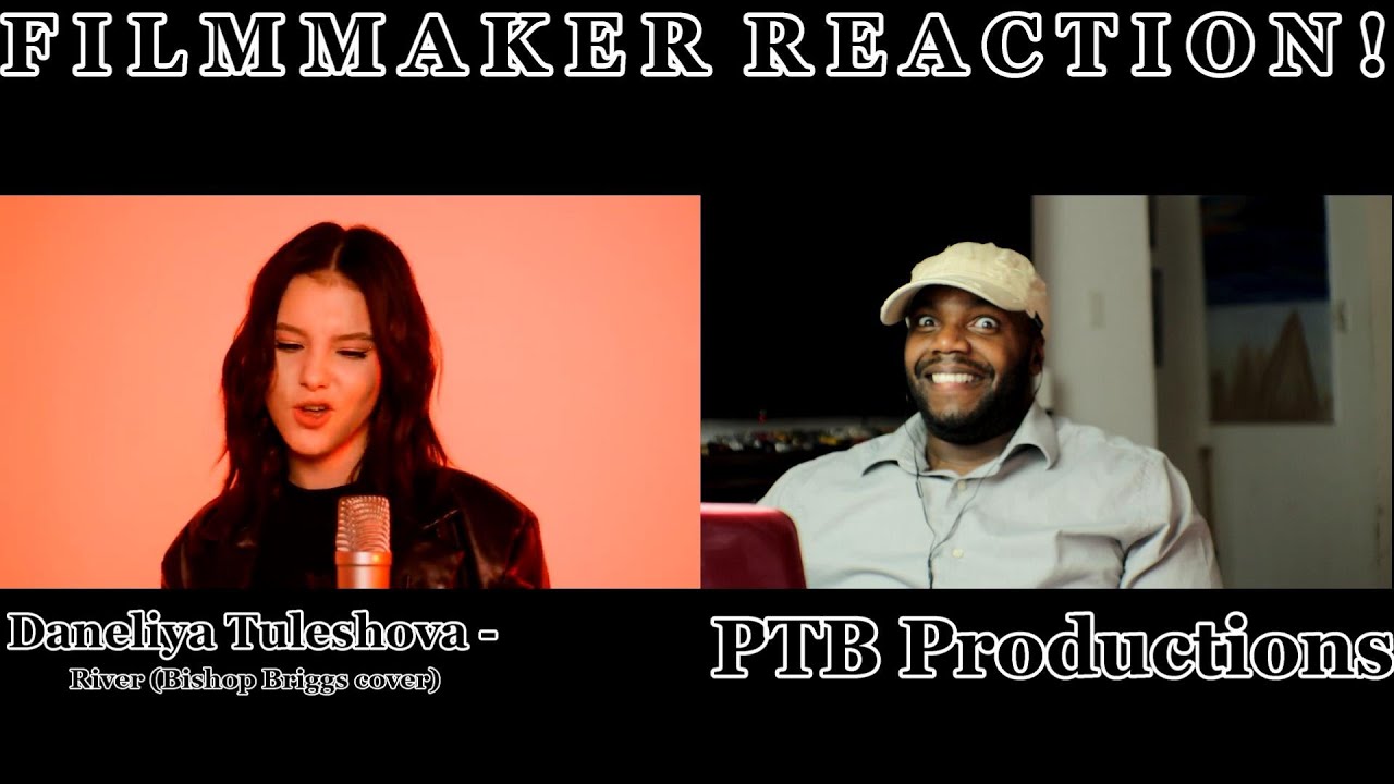 Daneliya Tuleshova - River (Bishop Briggs cover) REACTIONS!!
