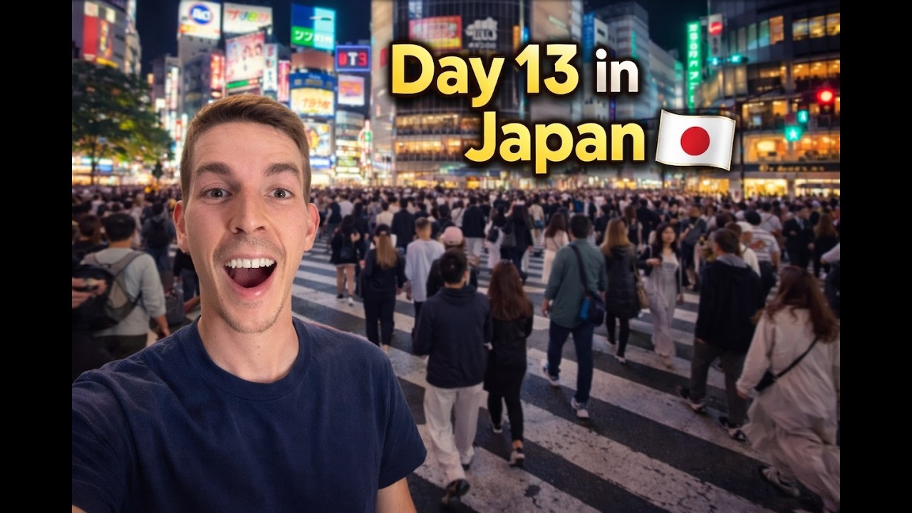 Я наконец-то побывала на ночном перекрестке Сибуя 🇯🇵 | День 13 в Японии - Токио