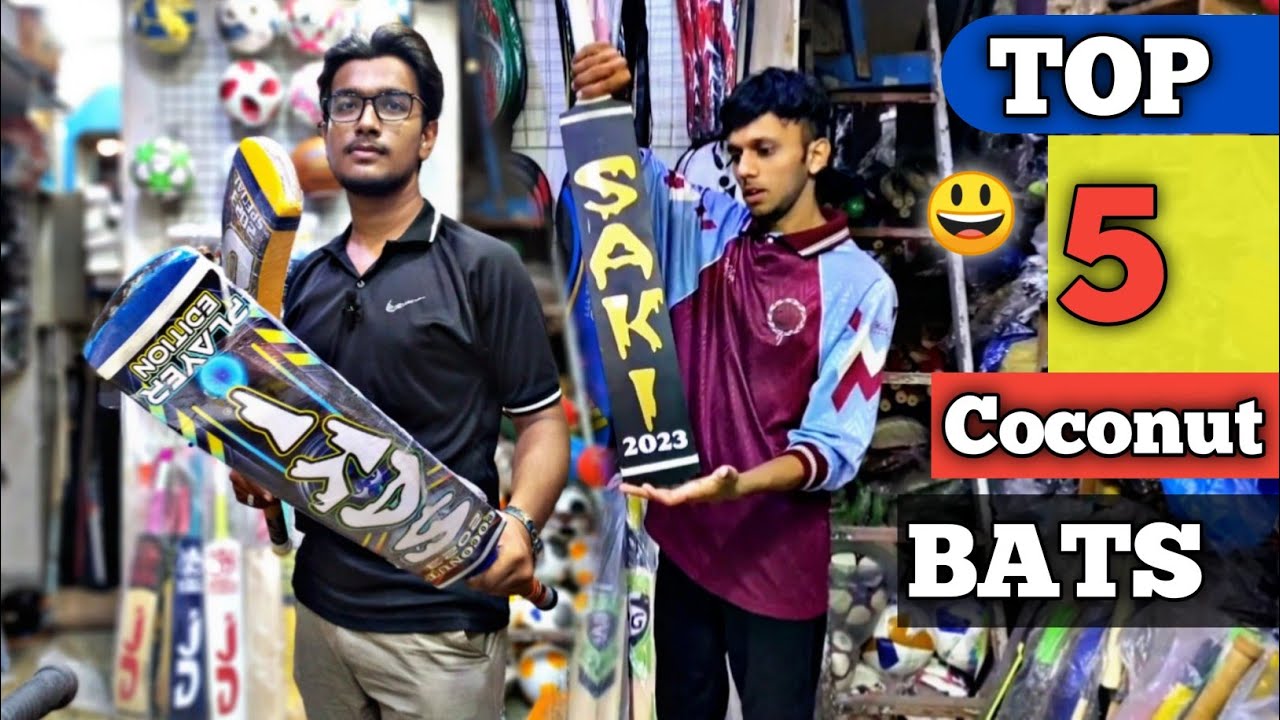 TOP 5 COCONUT BATS | BEST VERITY OF TAPE BALL COCONUT BATS