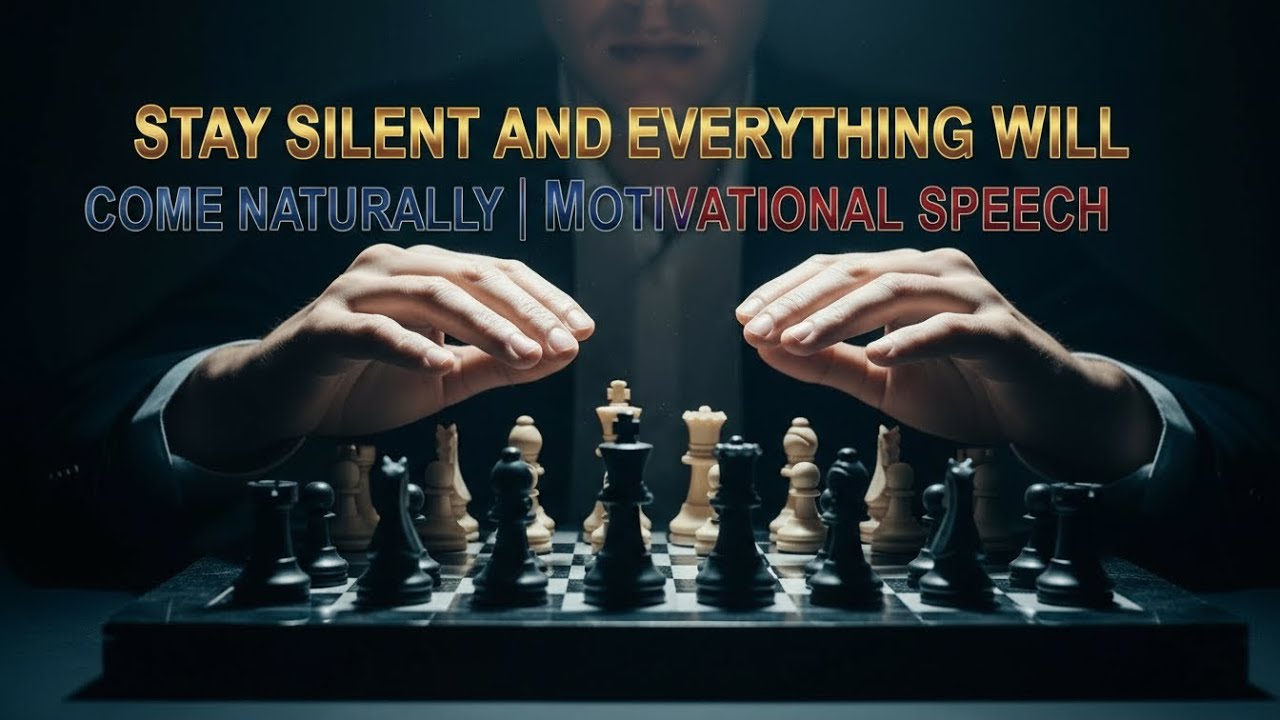 STAY SILENT AND EVERYTHING WILL COME NATURALLY  Motivational Speech