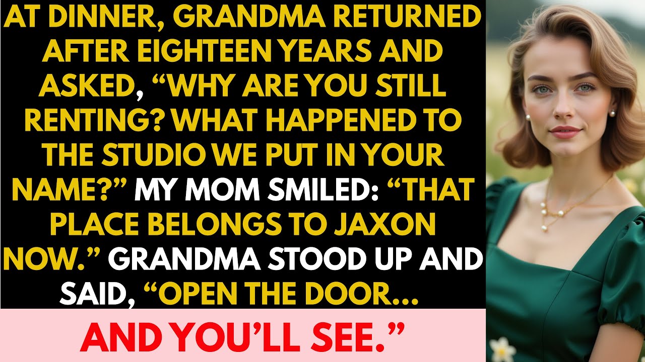 “At Dinner, Grandma Asked About My Apartment… And Exposed a Secret My Family Hid for Years.”