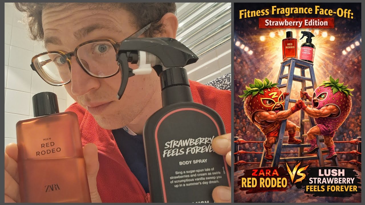 Fitness Fragrance Face-Off: Strawberry Edition | Lush vs Zara - The Best Fruity Fragrance Is? 🍓