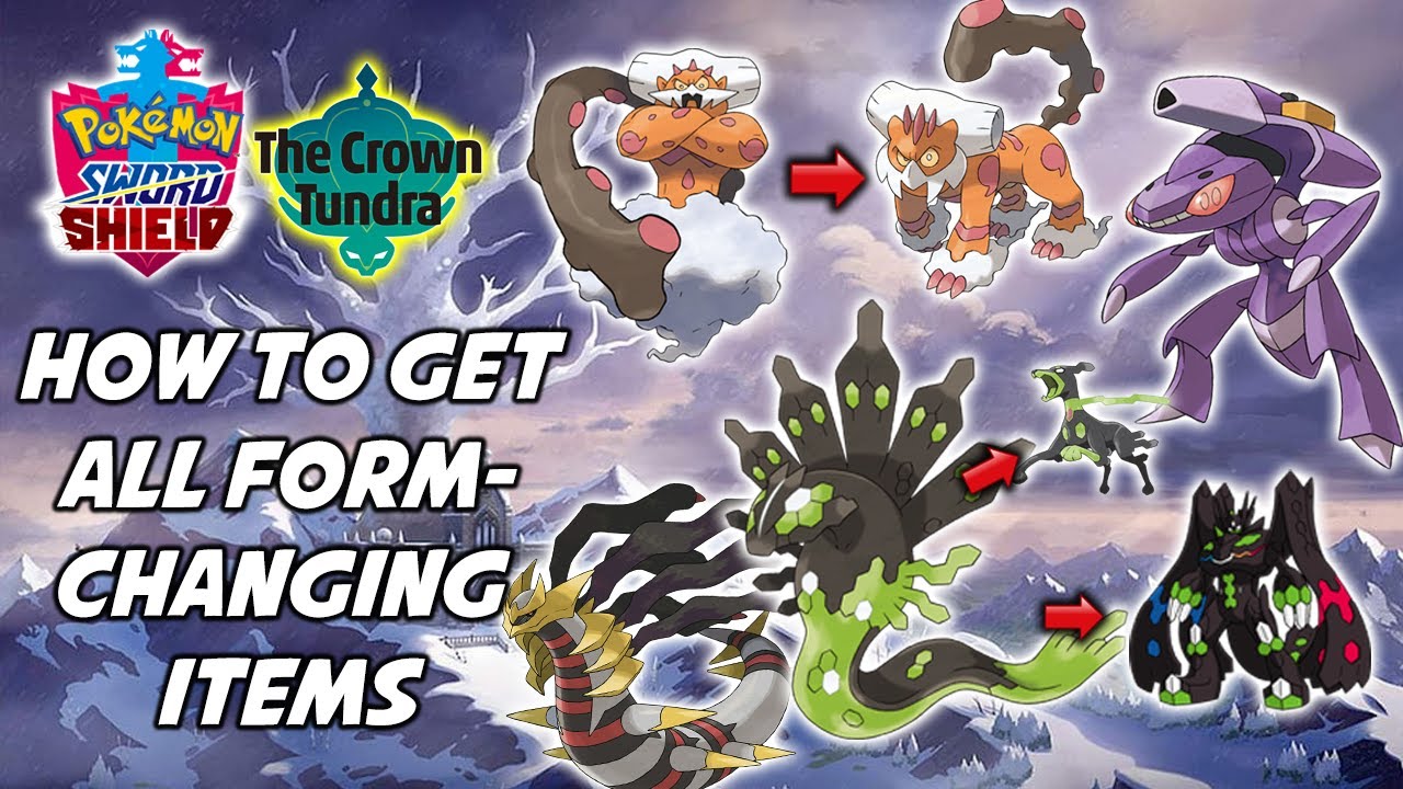 How to Get Legendary Pokemon Form Changing Items in Pokemon Sword and Shield!