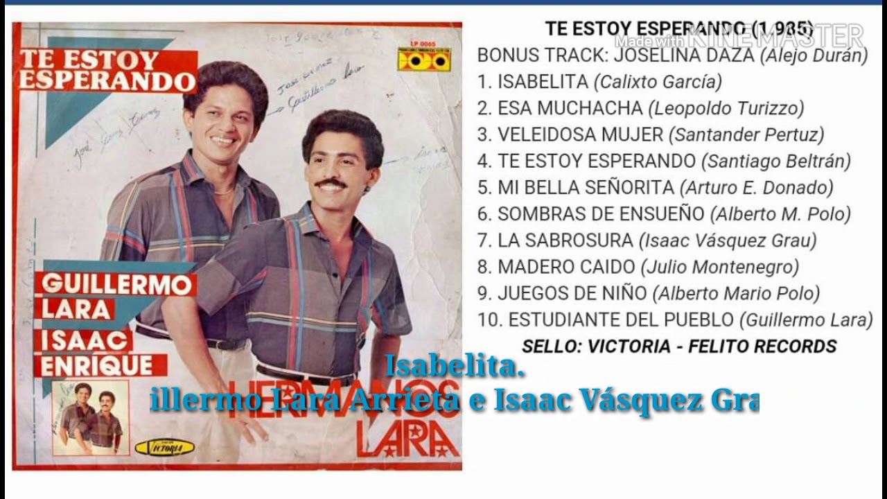Isabelita. Guillermo Lara Arrieta e Isaac Vásquez Grau.