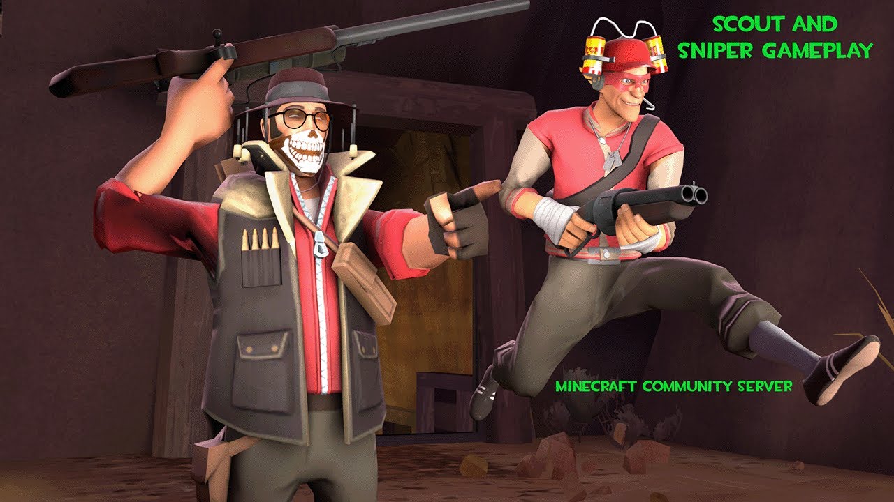 TF2 - Scout and Sniper Minecraft Montage