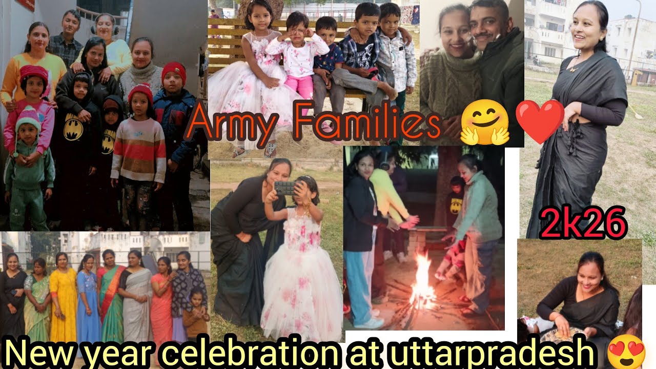 New year party 2026😍Night party in Army quatter 🤗💃💫 #public #viralvideo #kannada #uttarakarnataka