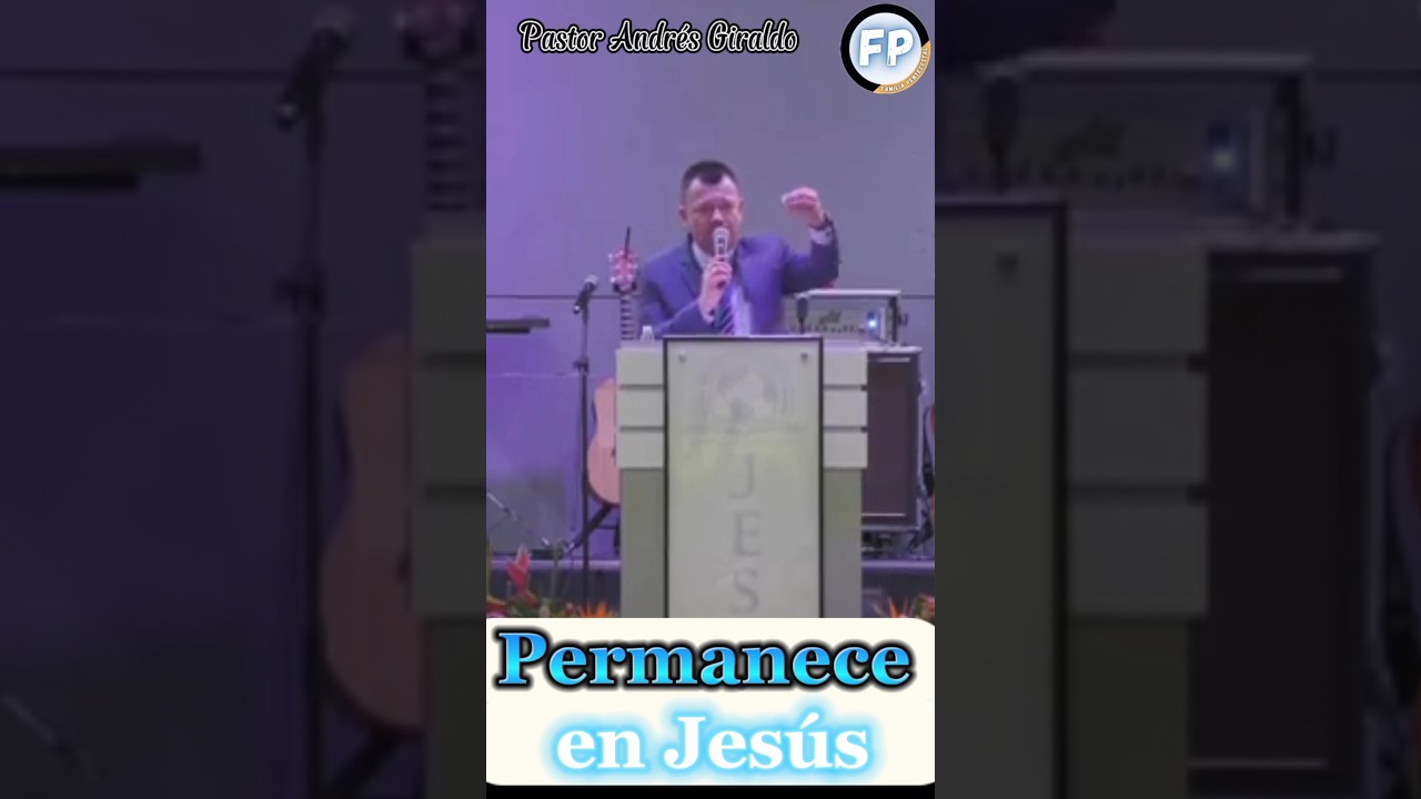 Permanece en Jes&uacute;s 🙌💙. Pastor Andr&eacute;s Giraldo. Supervisor D9. Clip 1 de la predica. #ipuc #jes&uacute;s