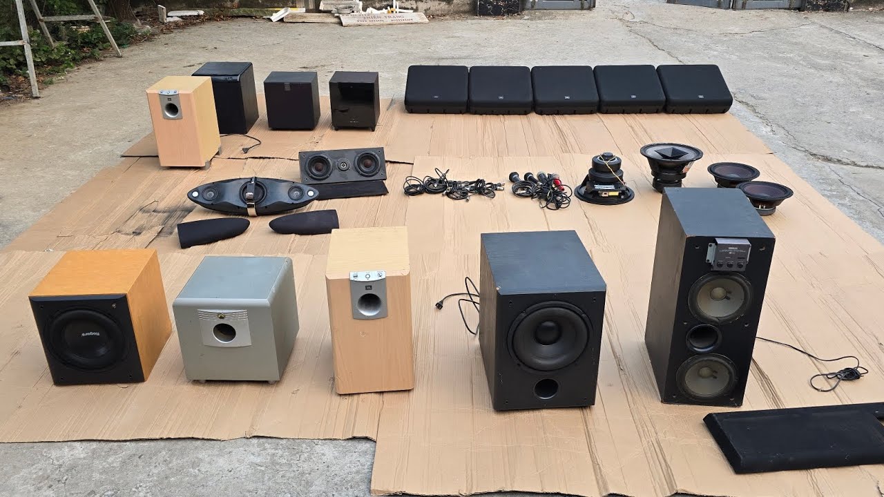 Sub ko vỉ 500k. Loa rời jbl đồng trục30. Micro bãi nhật. Dây canon 300k. Jbl 8340A. Lh 0966.812.781 
