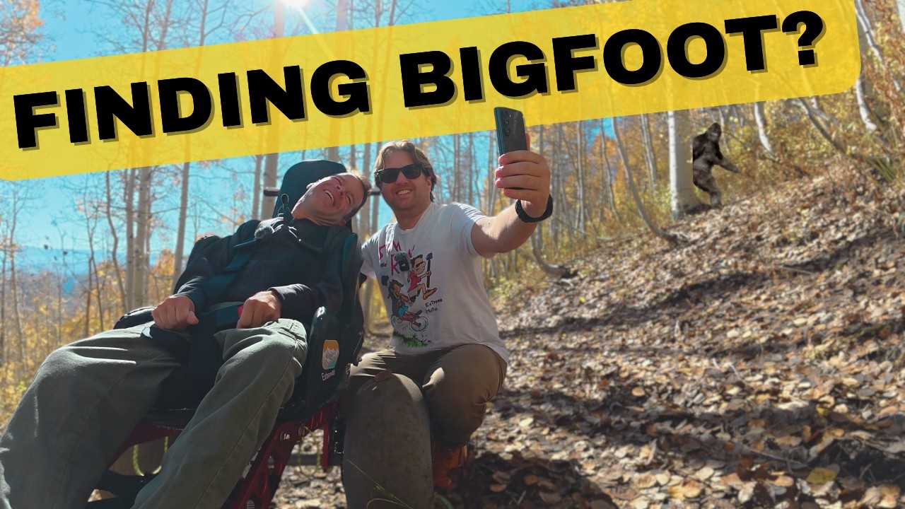 В поисках Бигфута с помощью вездеходной инвалидной коляски