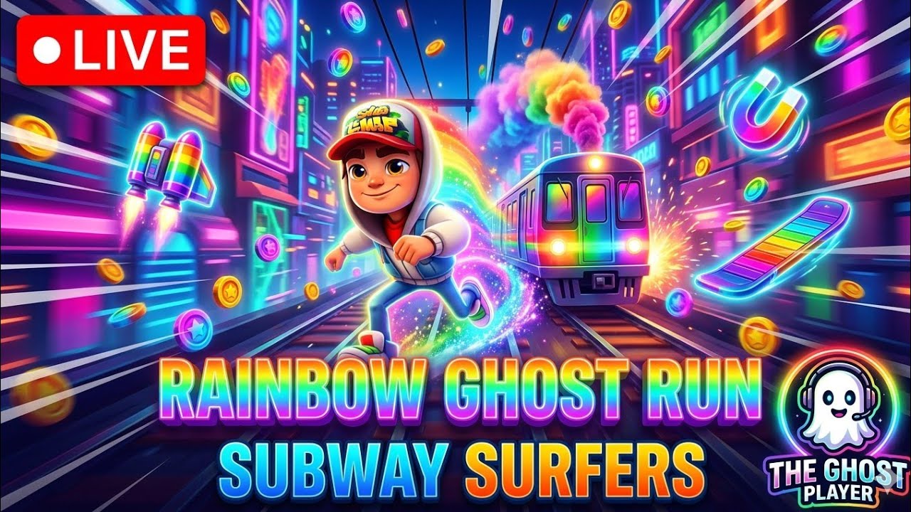 RAINBOW 🌈 GHOST 👻 RUN 😯