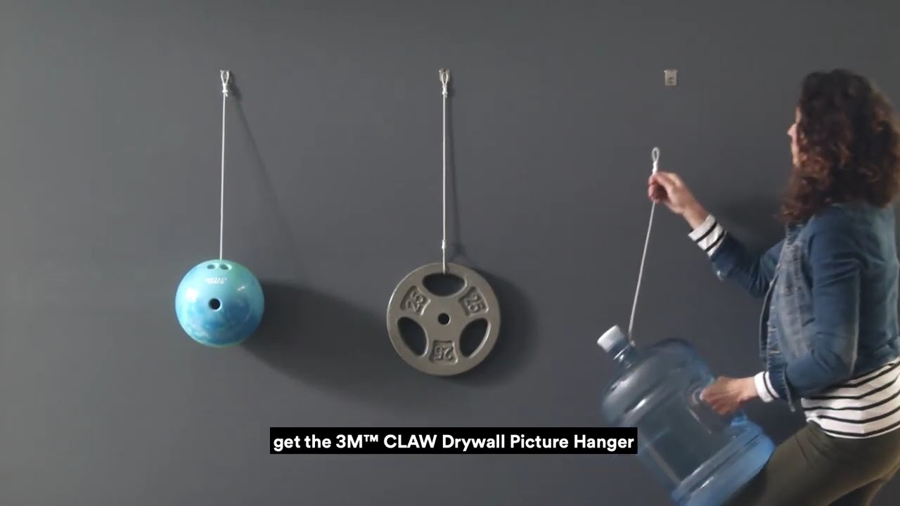 3M&trade; CLAW Drywall Picture Hanger Video 15 seconds