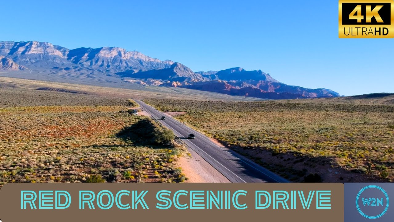 Las Vegas Red Rock Scenic Drive [4K] State Route-159 Loop
