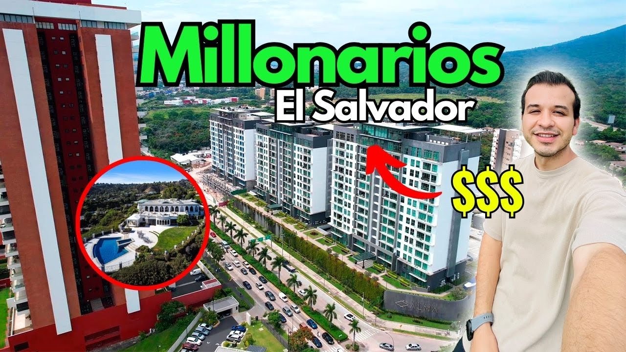 ¿Cuánto CUESTA VIVIR en la ZONA MAS LUJOSA de EL SALVADOR?