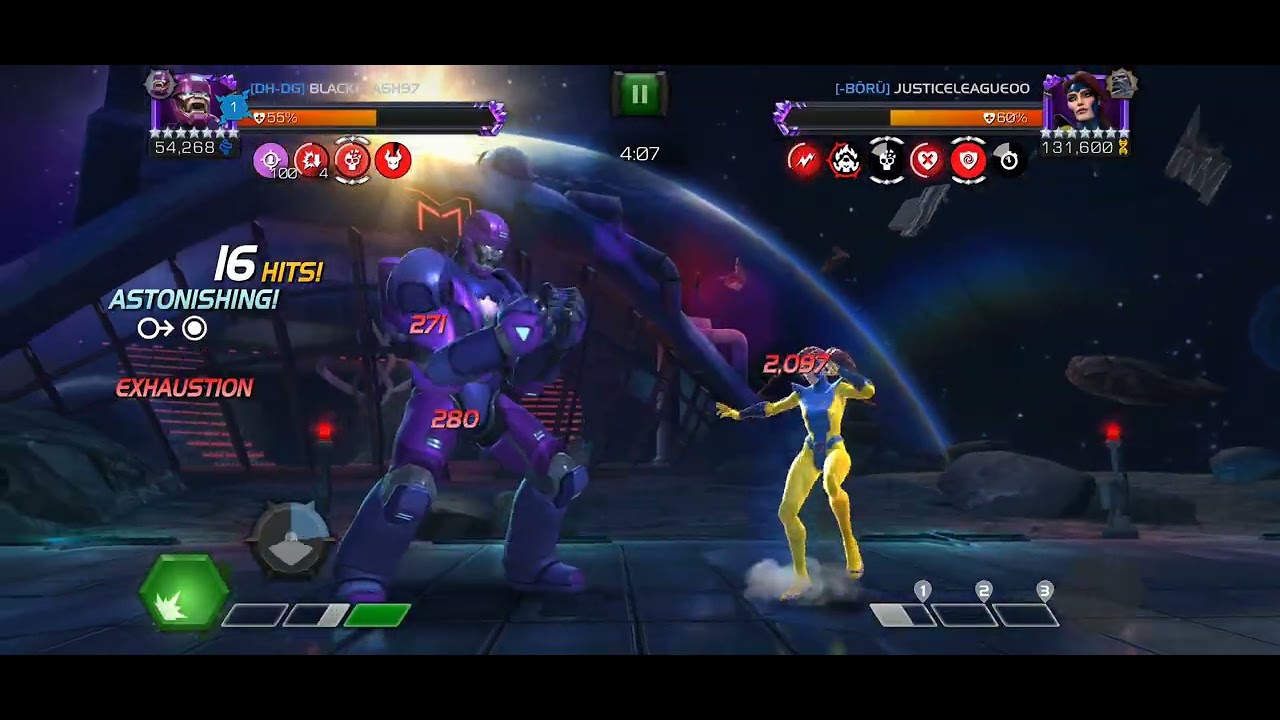 Sentinel vs Jean Grey Node 44 Hazard Shift Poison Rupture