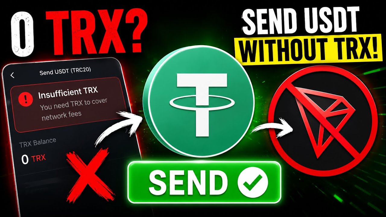 How to Send USDT Without TRX (TRC20) &mdash; No TRX Fix (Trust Wallet,TronLink)