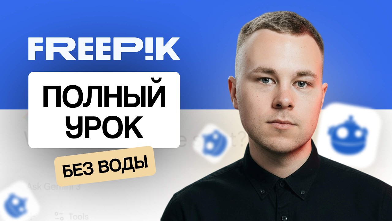 Freepik AI: полный урок по работе с нейросетями для фото и видео