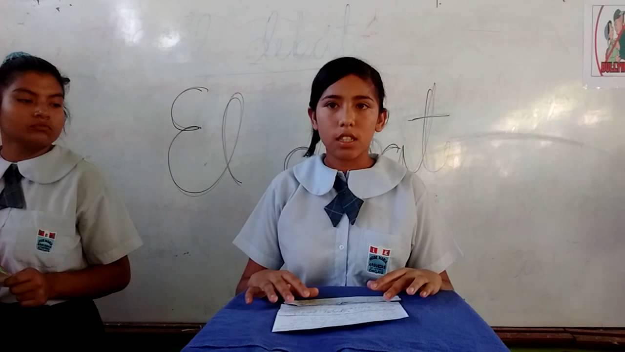 Debate sobre el bullyng: Estudiantes del tercer año B - I.E 