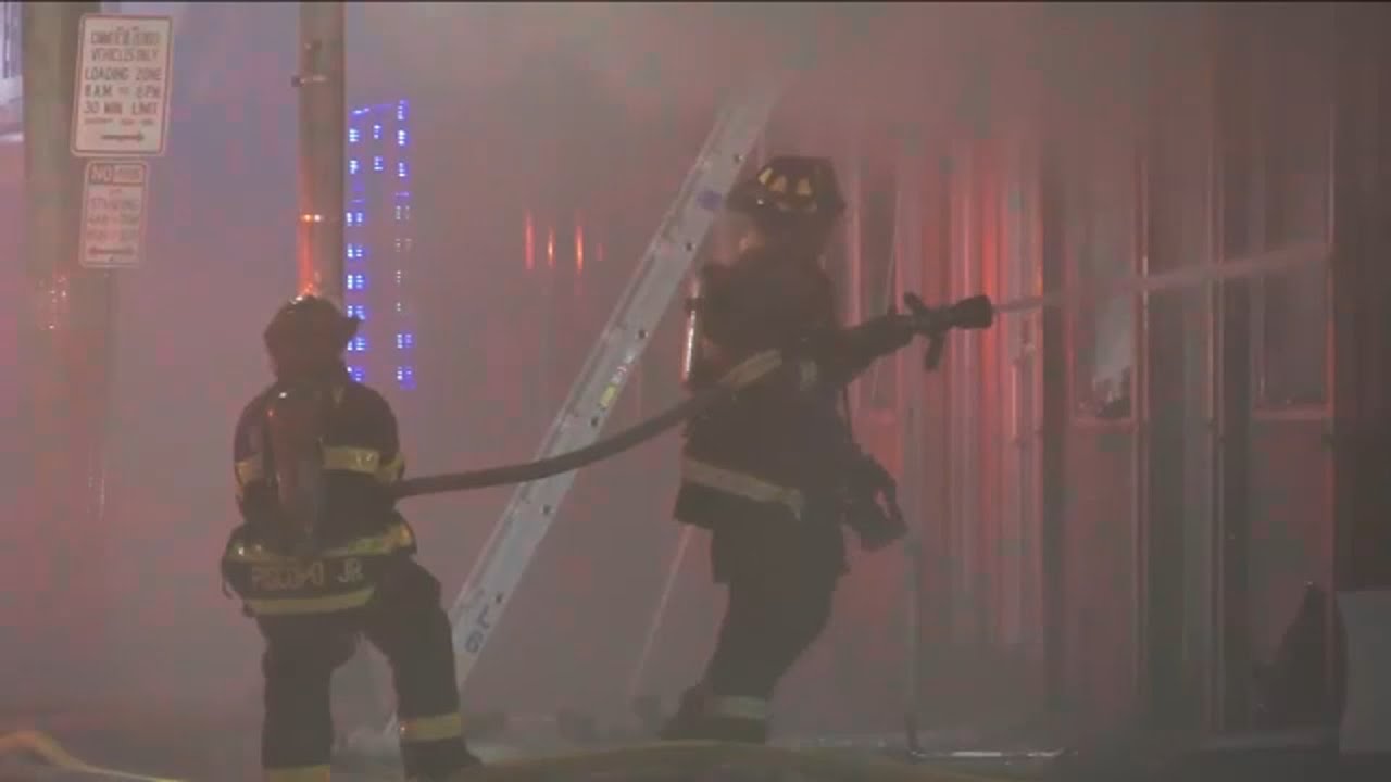 Fire destroys all 3 floors, roof of building in Westchester County