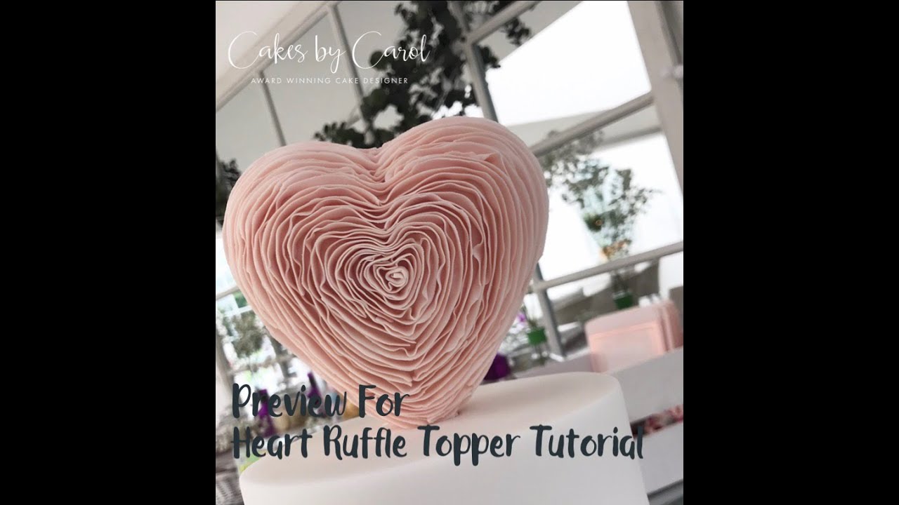 Heart Ruffle Topper - preview
