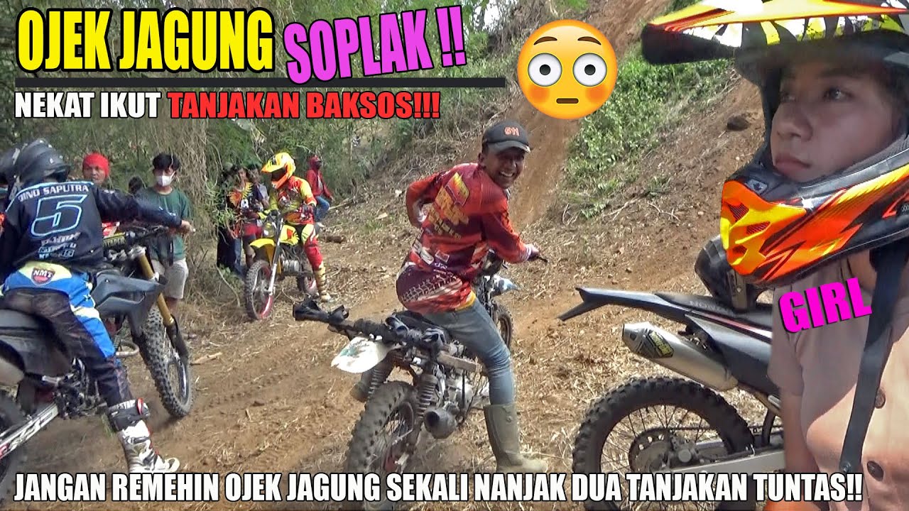 😳😳 KENA MENTAL BOOS‼️OJEK JAGUNG LIBAS DUA TANJAKAN SEKALIGUS ‼️🤣😱🤣😱