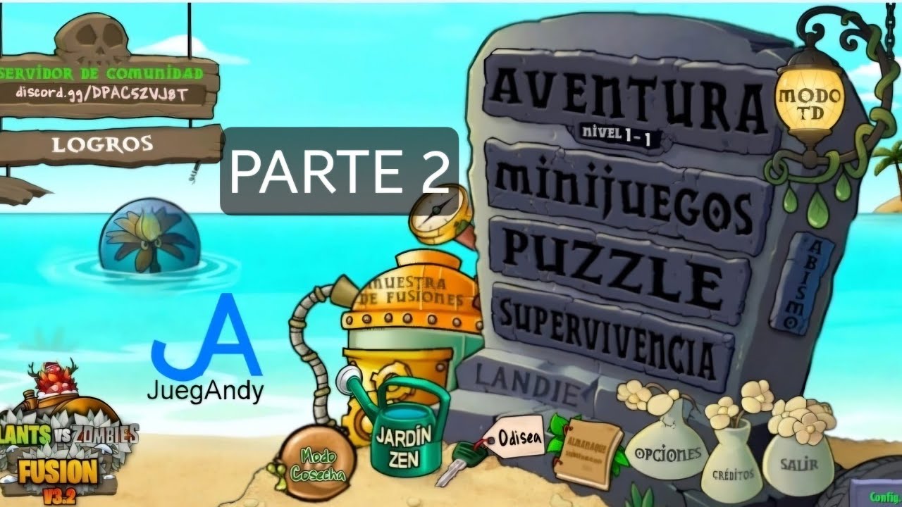 Directo N.8, T.2, Parte 2, del Plantas contra Zombies Fusion 3.2 en Español (64).