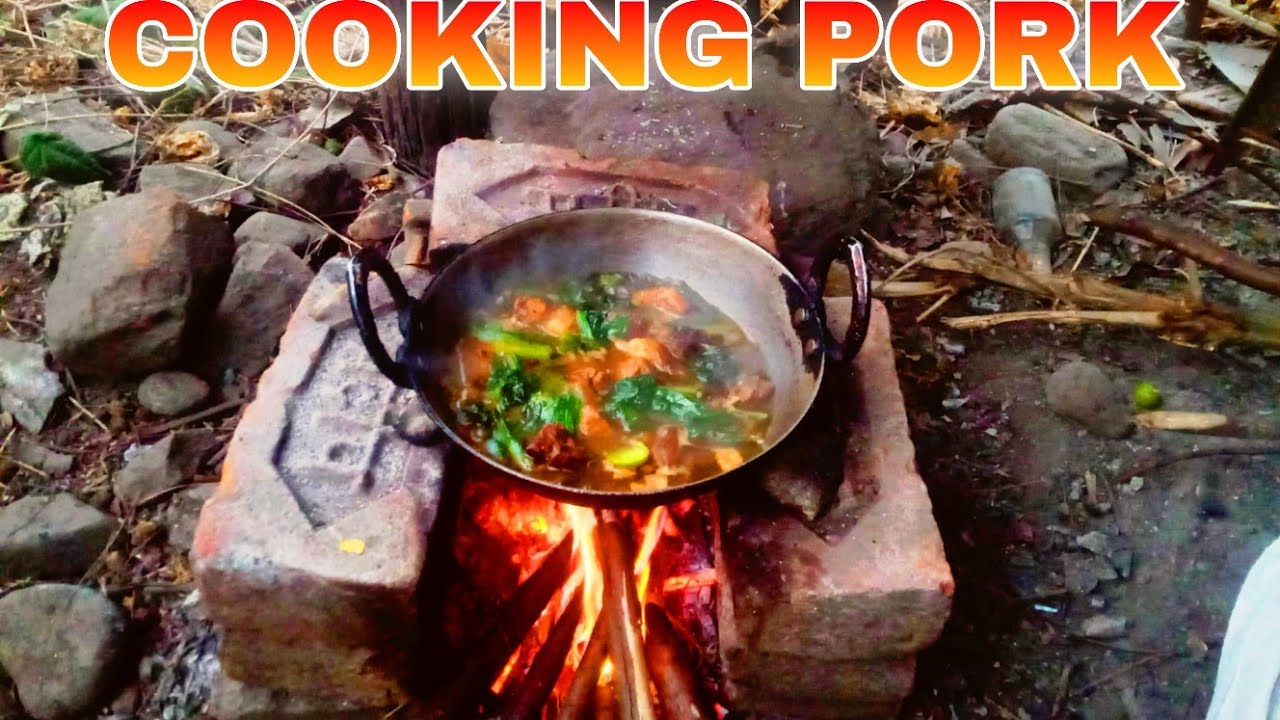 Real Village Life Nepal Cooking PORK Meet In Firewood | Rinchan Village Life Nepal 🇳🇵
