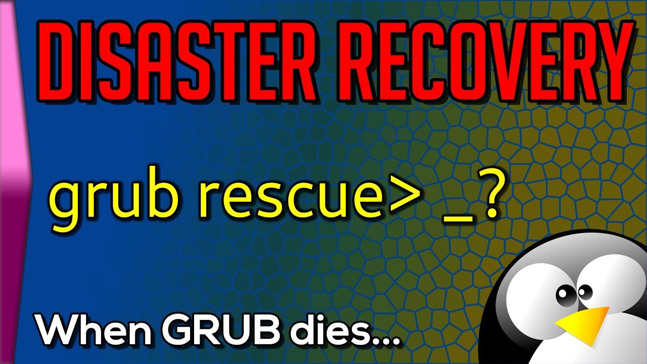 Аварийное восстановление после сбоя GRUB