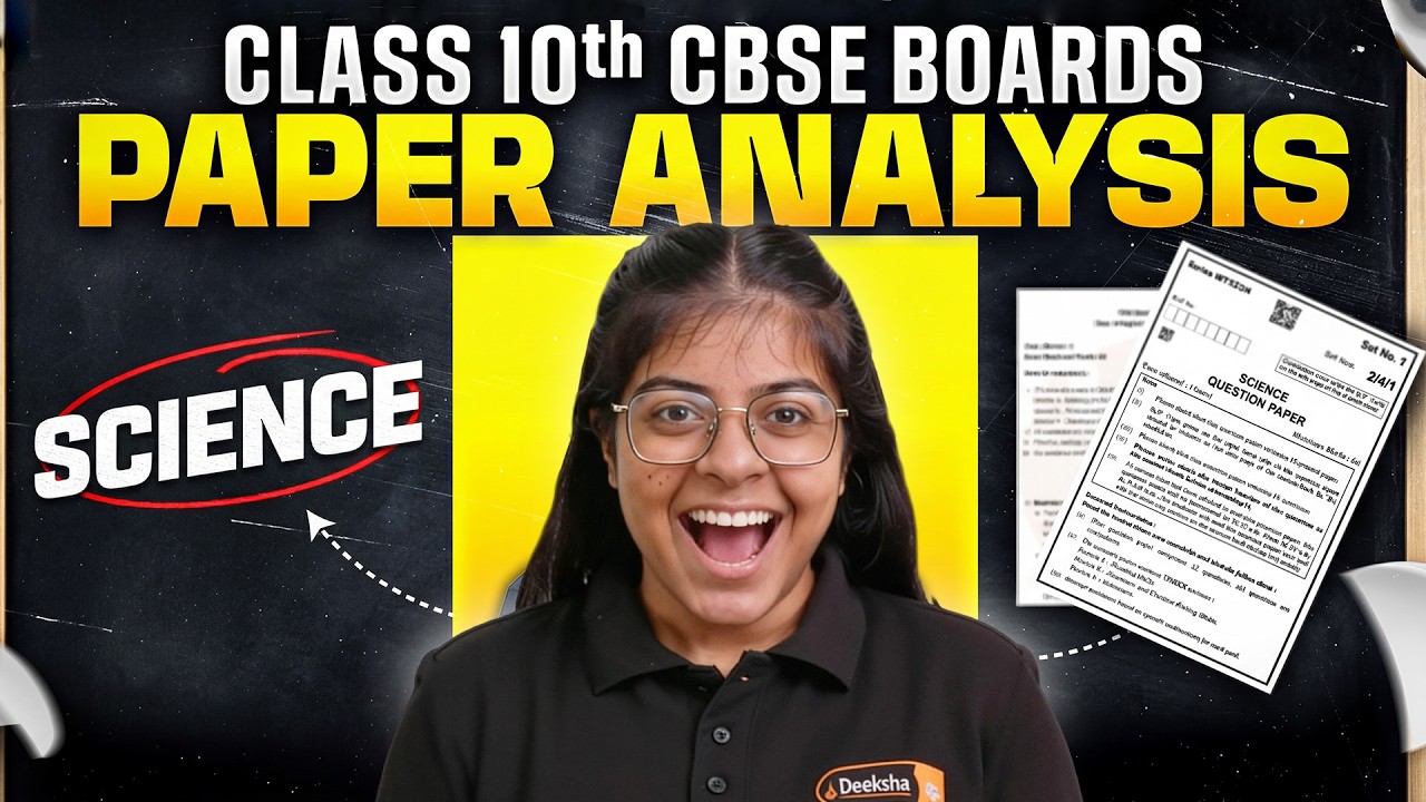CBSE Class 10 SCIENCE Paper ANALYSIS 😱🔥 | Class 10th Boards 2026 💯 #english