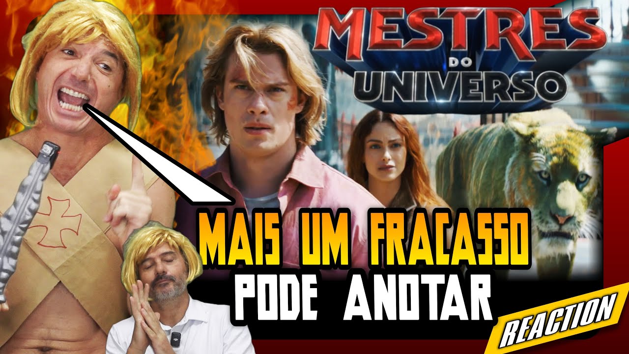 ELES NÃO APRENDEM! 🤬 HE-MAN NA TERRA DE NOVO? O FRACASSO VEM AÍ! #reaction