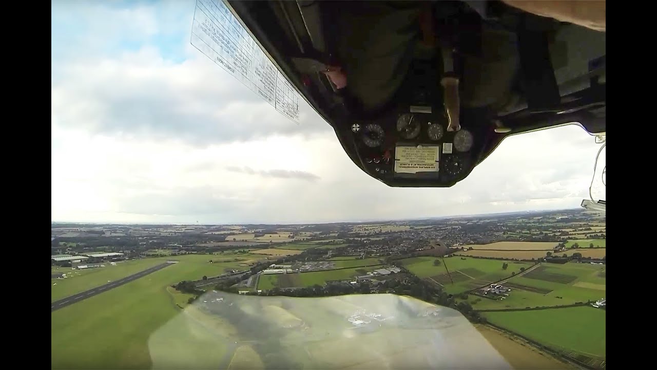 Thrilling Aerotow behind DH Chipmunk and glider aerobatics full display MDM-1 Fox over RAF Cosford.
