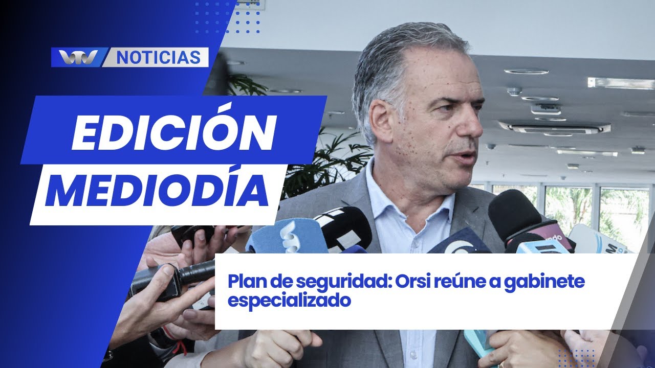 Edición Mediodía 16/03 |Plan de seguridad: Orsi reúne a gabinete especializado