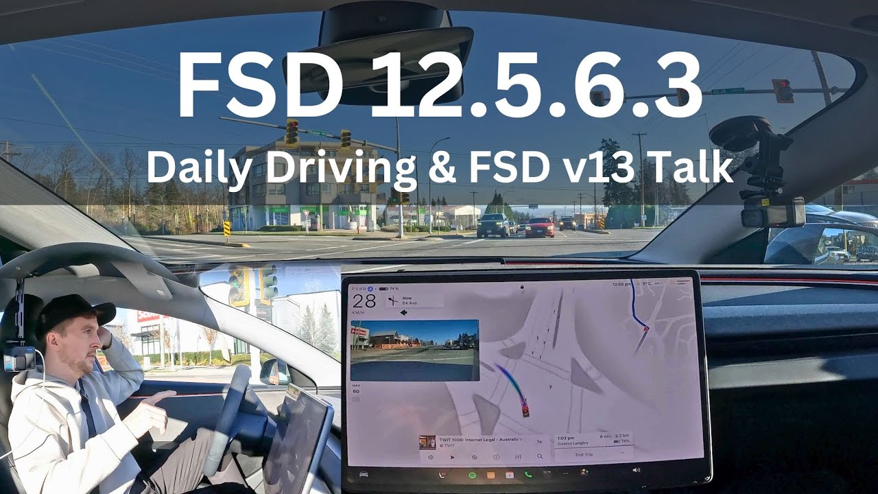 FSD 12.5.6.3 | Daily Driving & FSD v13 Discussion