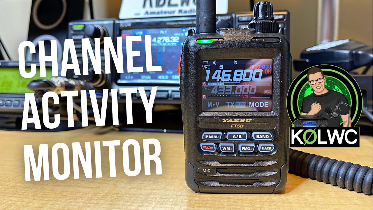 Yaesu FT5D: Channel Activity Monitor Setup