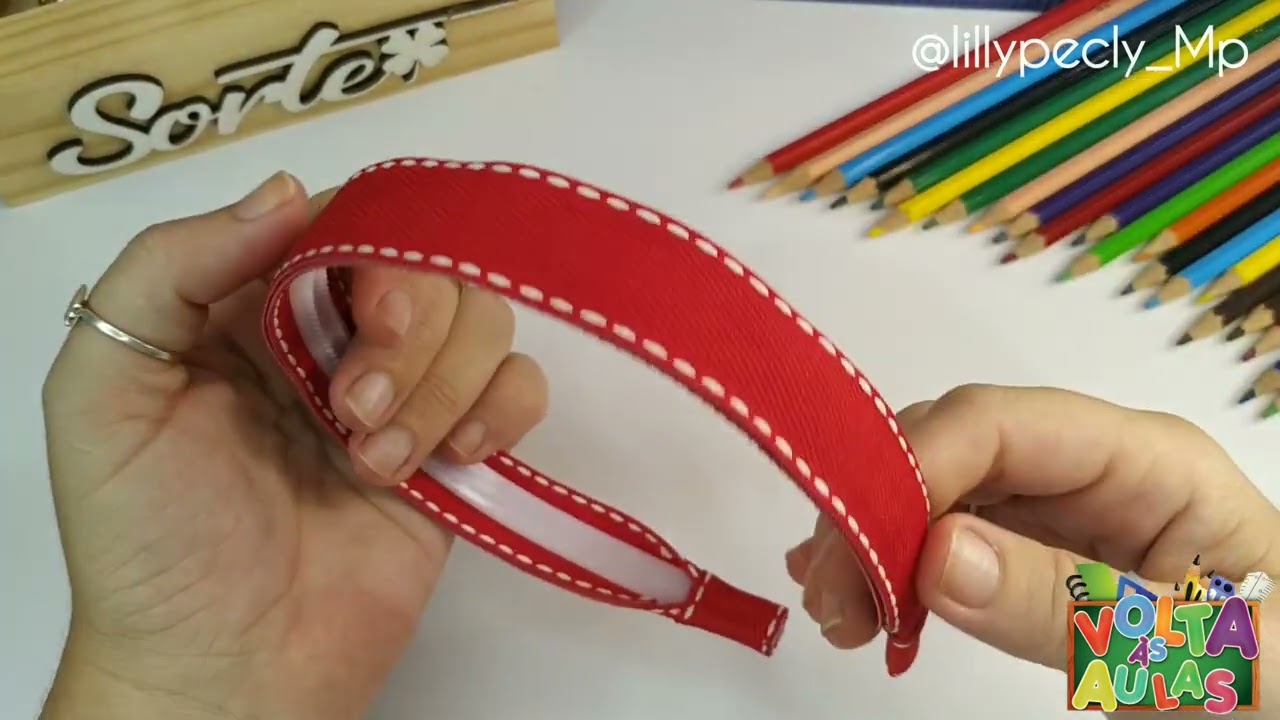 Tiara Turb Volta Aulas 📚 Escolar Modelo 04 _ LillyPecly