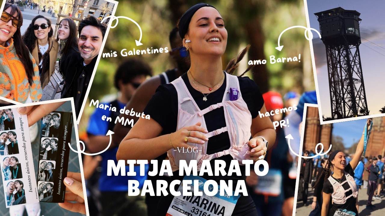 vlog//mitja marató barcelona