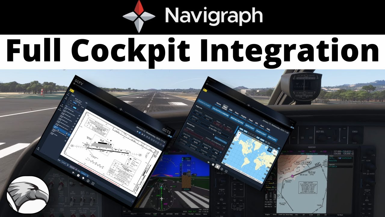 Full Cockpit Integration for IFR & VFR Pilots | Navigraph | MSFS2020/24