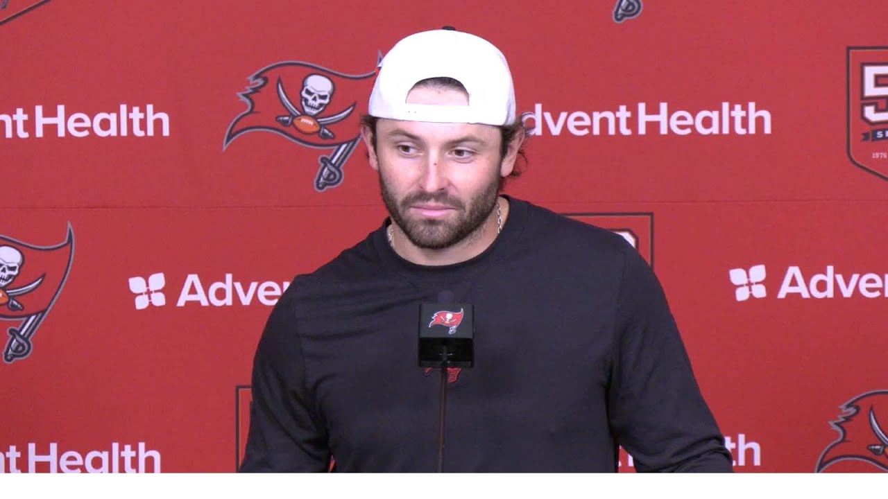 Baker Mayfield: &lsquo;Just Win&rsquo; | Press Conference | Tampa Bay Buccaneers