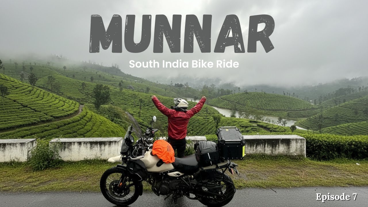 Is this Heaven? 🌧️🌿 | Vagamon to Munnar ~ EP07 | South India Bike Ride