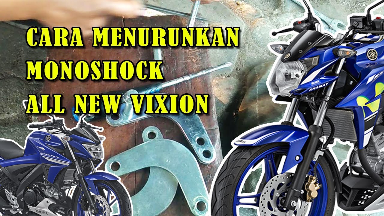 CARA MENURUNKAN SHOCK BELAKANG NEW VIXION PALING MUDAH