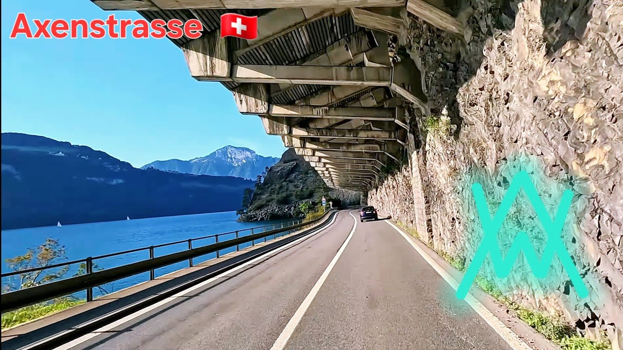 Алан Уокер Аксенштрассе, Швейцария 🇨🇭 Моя любимая дорога в Швейцарии