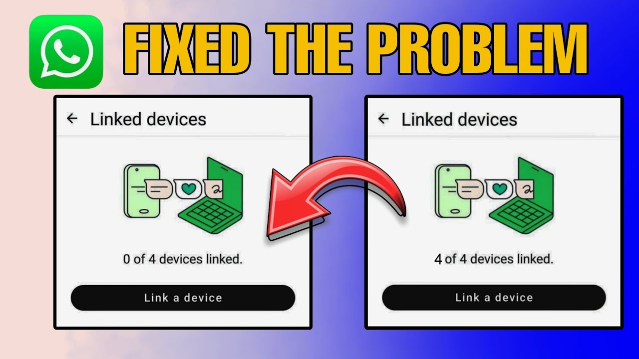 4 devices linked already | whatsapp multi device support | whatsapp new update
