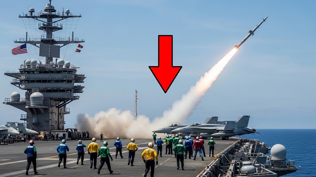Напряженность растет! США запустили новую мощную ракету с авианосца.