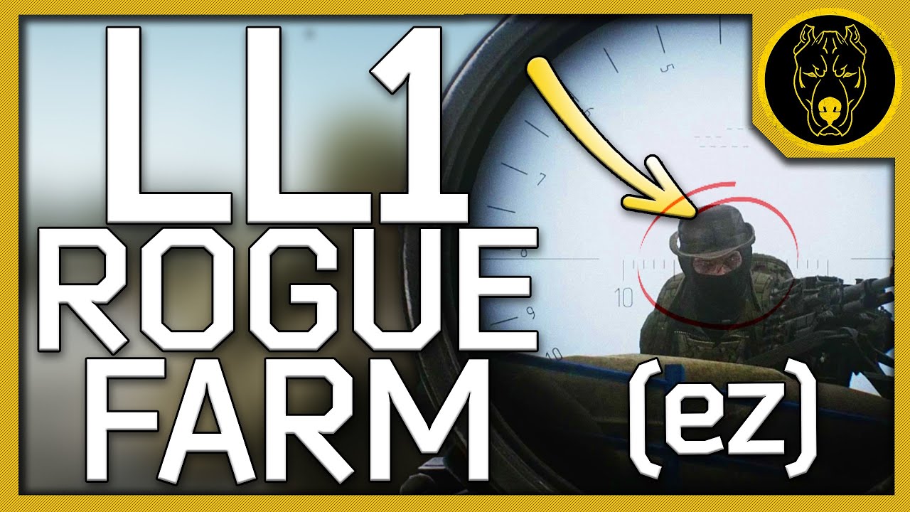 LEVEL 1 Cheapest, Easiest, Safest Rogue Farm EVER (No Exploits) - Escape From Tarkov