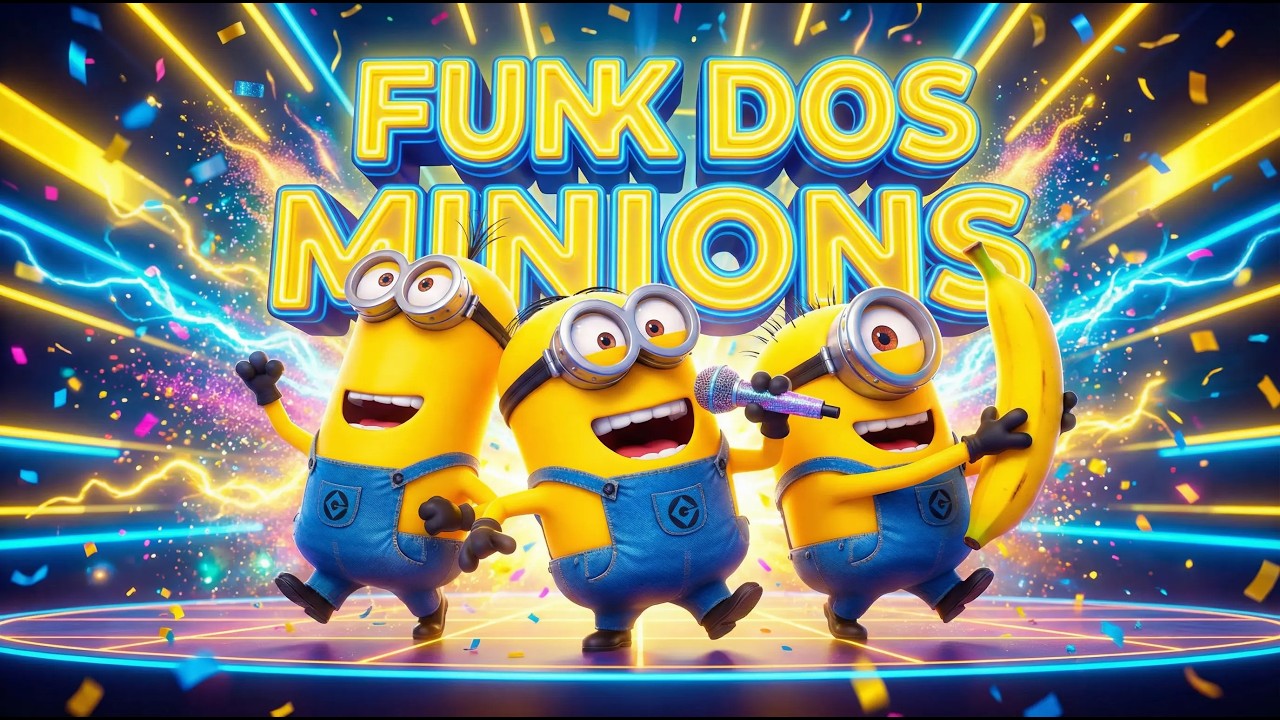 💛 FUNK DOS MINIONS | Música Infantil | (Video Clip Oficial)