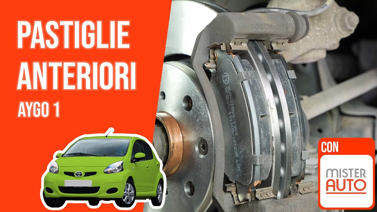 Cambio pastiglie anteriori Aygo 1 🚗