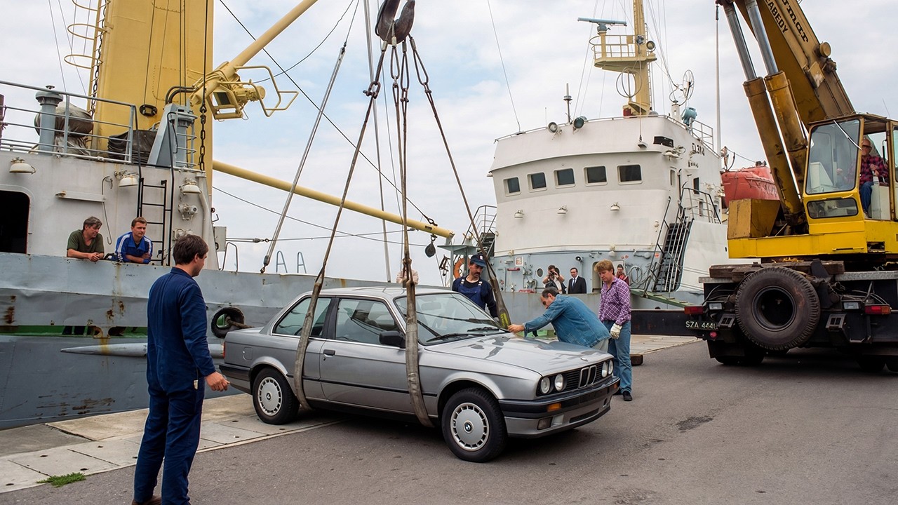Świnoujście - lata 90 na ożywionych zdjęciach