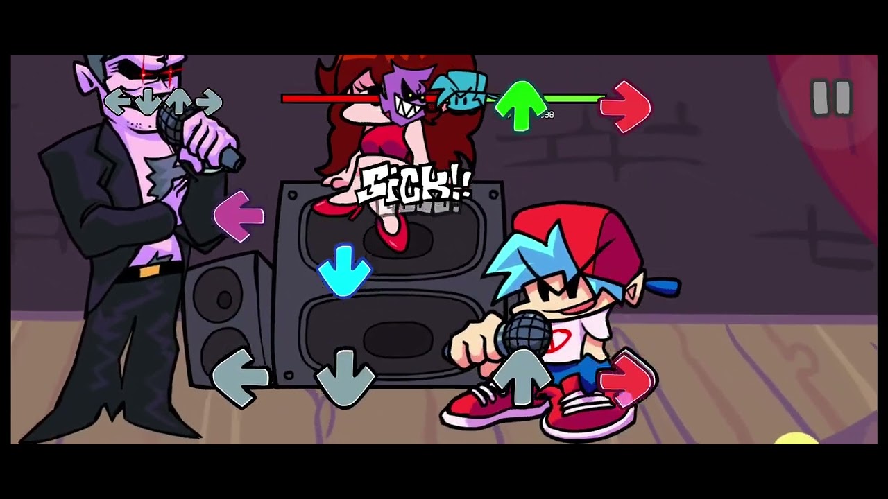 Jugando friday night funkin' XD perdónenme si se escucha mal 😅